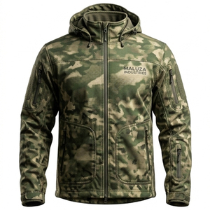 Chaqueta de Caza Impermeable con Estampado de Camuflaje de Verano, Personalizada al por Mayor, para Hombre, Aislada, Cortavientos, de Nylon, con Estampado Frontal - Product Image 1