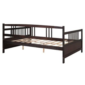 Divano letto espresso a grandezza naturale con gambe di supporto, letto in legno realizzato a mano - Product Image 5