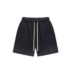 Lightweight Knitted Mesh Solid Breathable Cotton Running <b>Shorts</b> for <b>Men</b> Sublimation Streetwear Summer Gym Casual OEM Service - Product Image 3