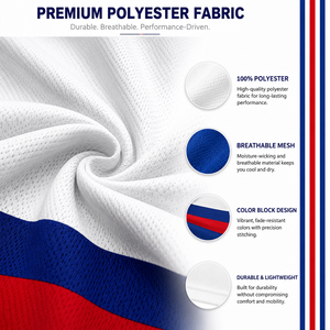 Nouveau Maillot de Hockey 2026 Respirant Impression Numérique Personnalisée Blocs de Couleurs Logo d'Équipe Homme Hockey sur Glace 100% Polyester - Product Image 6