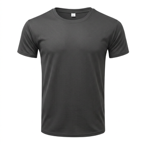 T-shirt uniforme unisexe personnalisé OEM ODM avec logo, lavage frontal, séchage rapide, 35% coton, 180 grammes - Product Image 6