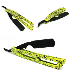 Navaja de afeitar para hombre de acero inoxidable alemán de alta calidad, diseño Cut Throat con mango de madera, en venta. - Product Image 5