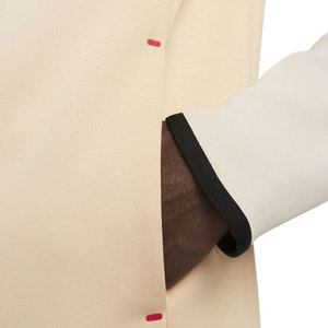 Sudadera con capucha y cremallera completa de forro polar técnico para hombre, diseño de bloques de color, ropa deportiva, chaqueta ajustada para entrenamiento, jogging, actividades al aire libre y estilo urbano. - Product Image 3