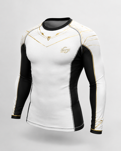 Rashguard personnalisé MMA BJJ pour hommes, manches longues, compression, sublimation, grappling, Jiu Jitsu, OEM, marque privée - Product Image 3
