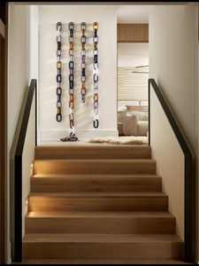 Decoración de Pared con Cadena de Resina Ombre, Adorno Colgante de Acrílico, Pieza de Diseño Interior Elegante, Venta al Por Mayor - Product Image 6