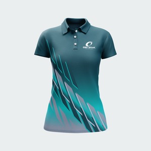 Polo uni respirant et écologique pour femme, anti-boulochage, séchage rapide, en polyester, idéal pour le transfert thermique – Prix de gros - Product Image 3
