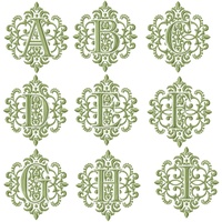 Serviettes de table rectangulaires en lin 100% de haute qualité, faites à la main, brodées avec un motif floral, monogramme personnalisé, pour mariage, usage domestique, élégantes