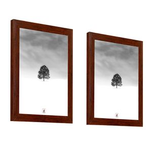 Solid Wood Rectangular Photo <b>Frame</b> <b>with</b> UV Printing & Silk Screen Printing Handmade Wall <b>Mount</b> Durable Classic - Product Image 2