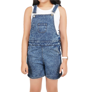 จั๊มสูทเดนิมปักลายคุณภาพสูง สวมใส่สบาย สำหรับเด็กผู้หญิง ปี 2026 ราคาโรงงานดีที่สุด ระบายอากาศได้ดี รับผลิตแบบ OEM - Product Image 5