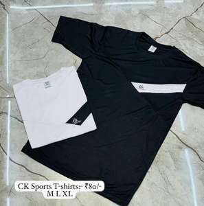 Men's Comfortable Stylish <b>Black</b> and White T-Shirts Soft and Trendy for Boys and Mens - Product Image 1