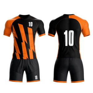 Uniforme de Fútbol Personalizado 2026, al Por Mayor, Más Vendido, en Poliéster Transpirable y Ligero con Impresión por Sublimación en Degradado - Product Image 4