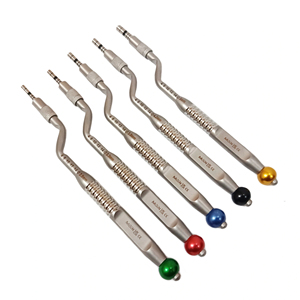 Juego Profesional de 5 Osteótomos Convexos Curvos para Levantamiento de Senos, Herramientas Quirúrgicas Dentales Ergonómicas para Expansión Precisa del Sitio Óseo - Product Image 1