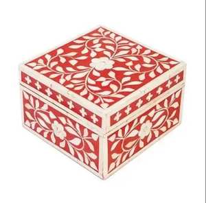 Caja decorativa blanca y negra de nuevo diseño con diseños florales para dormitorio, almacenamiento de joyas - Product Image 5