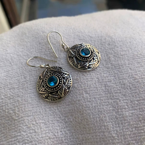 Pendientes de Plata de Ley con Circonita de Calidad AAA, Pendientes Colgantes Bonitos para Boda, Joyería Hecha a Mano para Mayoristas - Product Image 1