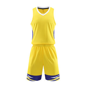 Ensemble d'uniformes de basketball pour adultes en gros, personnalisables, avec poches latérales imprimées, pour enfants et hommes, taille XS - Product Image 1