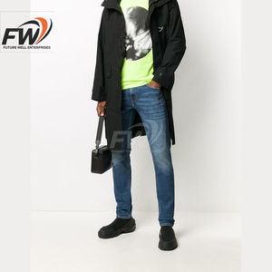 Artículo en Oferta: Jeans para Hombre, Clásicos de Mezclilla con 5 Bolsillos, Cinturón, Transpirables, Cómodos, Fáciles de Cuidar, Elásticos, Precio al por Mayor - Product Image 2