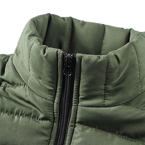 Chaleco Acolchado para Hombre, Cálido para Invierno, Forrado de Felpa, Cuello Alto, Cierre Completo, Sin Mangas, Transpirable, Informal - Product Image 6