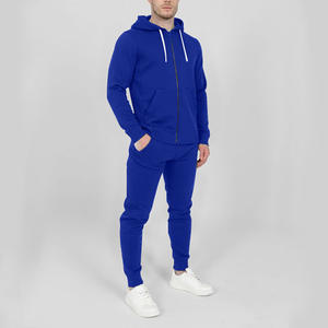 Ensemble de veste d'entraînement de club de football personnalisé, haute qualité, avec fermeture éclair, léger, en coton, pour l'hiver, grande taille, en polaire 450G, col côtelé - Product Image 6