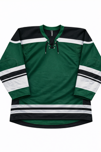 Camiseta de Hockey sobre Hielo Sublimada Personalizada para Hombre, Manga Larga, Estampado Geométrico, Ropa Deportiva de Poliéster que Absorbe la Humedad - Product Image 5