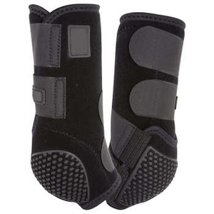 CODER SPORTS Botas de Protección Multiusos de Cuero PU Duradero para Tendones y Fetlock de Caballo - Para Salto, Cepillado y Protección contra Golpes - Product Image 4