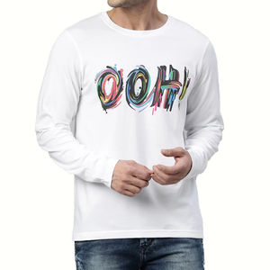Últimas Camisetas de Manga Larga para Hombre 2026, Económicas, Casuales, Cuello Redondo, Personalizadas con Estampado, Bordado, Sublimación, Manga Completa - Product Image 1