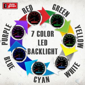 Tacómetro Eléctrico de 80 mm y 7 Colores, Medidor de RPM de 8000 RPM, Horómetro, 12V 24V, IP67, Impermeable, para Automóviles y Embarcaciones - Product Image 6