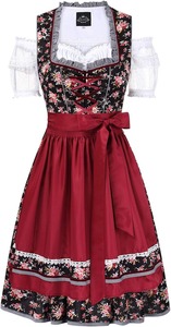 Disfraz de Dirndl para Mujer Adulta, Traje Bávaro Tradicional Alemán, Vestido de Poliéster para Festival de Cerveza, Cosplay, TV/Película - Product Image 3