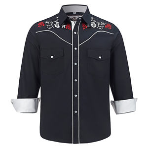Wholesale 2026 Men's Custom Summer Formal Casual Full Sleeve Button Shirt Stand 100% Cotton Anti-Wrinkle Breathable Business - Product Image 6