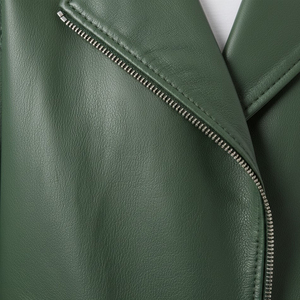 Casual Coat Women Vintage Style Sheep Skin <b>Jacket</b> OEM Factory Supplier Wholesale Custom Made Biker Outerwear Stylish <b>Winter</b> - Product Image 6