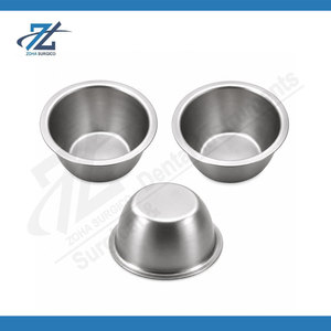 Bol mélangeur en acier inoxydable pour implants dentaires, 9 cm, petit récipient chirurgical de laboratoire, instrument de mélange médical pour clinique dentaire et laboratoire - Product Image 4
