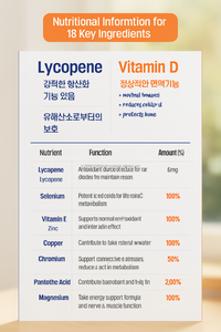 OEM bebida nutritiva líquida coreana con vitaminas esenciales magnesio licopeno 7 botellas - Product Image 5