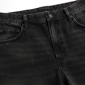 Shorts Bermuda en Denim Coton Personnalisables pour Hommes, Taille Mi-Haute, avec Poches et Braguette Boutonnée, Style Décontracté - Product Image 6