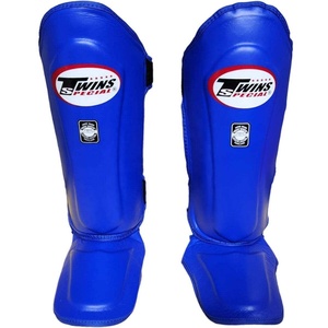 ราคาขายส่ง RTS คุณภาพดีที่สุด แผ่นป้องกันขาหนัง PU สำหรับชกมวย MMA แผ่นรองกันกระแทกขาคู่ แผ่นป้องกันหน้าแข้ง MMA ที่สวมใส่สบาย - Product Image 2