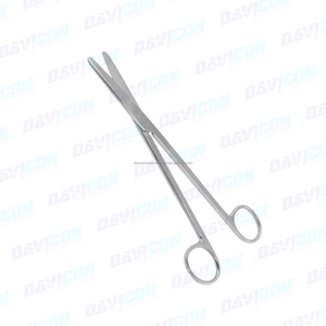 Ciseaux utérins Sims en acier inoxydable, instrument chirurgical gynécologique, ciseaux pour la dissection des tissus utérins - Product Image 2