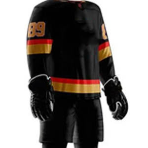 Conjuntos de Jersey y Pantalones de Hockey sobre Hielo Impresos y Transpirables, Fabricación en Fábrica, Nombre del Equipo Personalizado, Uso en Entrenamiento, Precio al por Mayor - Product Image 4