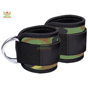 สายรัดข้อเท้าแบบนีโอพรีนคุณภาพสูง OEM พร้อมโลโก้สั่งทำพิเศษ สำหรับเครื่องออกกำลังกายแบบสายเคเบิลในฟิตเนส - Product Image 4