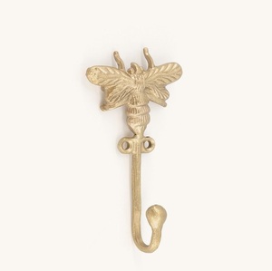 Decorative Butterfly <b>Wall</b> Hook Cast Iron Gold Hanging Hook <b>Wall</b> Mounted Coat Towel Hook Nature Inspired Home Decor nature trendy - Product Image 2