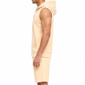 New Arrive Hot Sale Wholesale <b>Sleeveless</b> Hoodie High Quality <b>for</b> <b>Men's</b> With <b>Sleeveless</b> <b>Hoodies</b> <b>for</b> <b>Men's</b> - Product Image 3