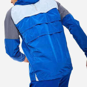 Fashionable Custom Logo Winter Men's Casual Windbreaker Two-Piece <b>Set</b> Polyester Cotton <b>Knitted</b> Quick Dry Breathable Custom - Product Image 2