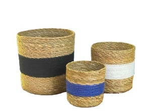 Cesta de Almacenamiento Artesanal de Paja Natural Tejida a Mano, Cesta Tejida Ecológica de Alta Calidad - Product Image 2