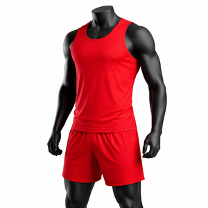 Vêtements d'entraînement sportifs personnalisés pour hommes, vêtements de course et de gym sur mesure, uniformes de course - Product Image 1