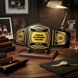 Cinturón de Campeonato Profesional Personalizado con Nombre, Logotipo y Texto, Cinturones de Lucha Libre a Precio de Mayoreo - Product Image 3