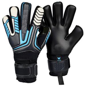 Football Goalkeeper Gloves Full Finger Non Slip Breathable Adjustable Wrist <b>Strap</b> Unisex PU Leather Finger Thumb Protection Pull - Product Image 3