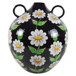 2024 Premium Metal Flower Vase <b>Hand</b> Printed Garden & Home Decor Metal Floral Vase High Quality Amazing Design - Product Image 2