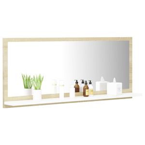 Specchio da bagno in legno "x 4.1" x 14.6 "35.4 - Product Image 3