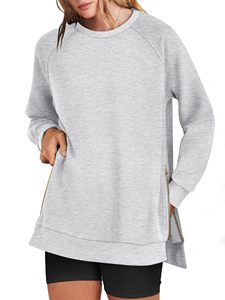 Sweat-shirts chauds d'hiver pour femmes, vêtements de sport décontractés avec logo, coupe ample / pull - Product Image 5