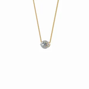 Pendentif en diamant halo marquise pour vos yeux, 19 pierres de diamant, bijoux de fiançailles, de mariage et de fête pour femmes en or - Product Image 3