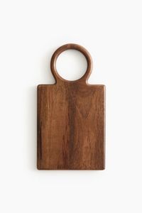 Tabla de Cortar de Madera Rústica Hecha a Mano con Patrón de Vetas Único, Superficie de Corte Elegante y Segura para Preparación de Alimentos en la Cocina - Product Image 5