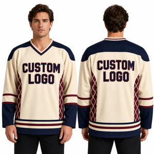 Camiseta de Hockey sobre Hielo Personalizada al por Mayor, Transpirable, de Secado Rápido, de Malla de Poliéster, Uniforme Deportivo para Equipos, Práctica y Juego - Product Image 6