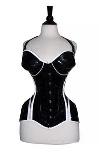 คอร์เซ็ตของผู้หญิงวินเทจชุดกระชับสัดส่วนเซ็กซี่แบบโอเวอร์บัสเทจคอร์เซ็ทผ้าบอร์เคดระบายอากาศทันสมัยสำหรับขนาดใหญ่พิเศษ - Product Image 5